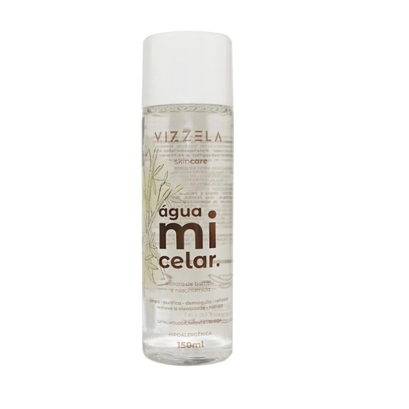 Água Micelar Vizzela 150 ml Extrato de Bambu