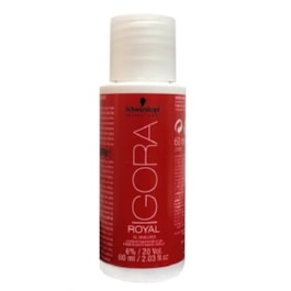 Água Oxigenada Schwarzkopf Igora Royal 60 ml 20 Volumes 6%