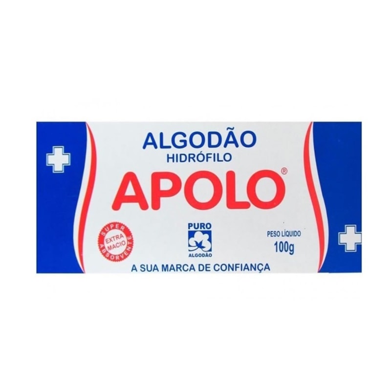 Algodão Apolo Caixa 100 gr