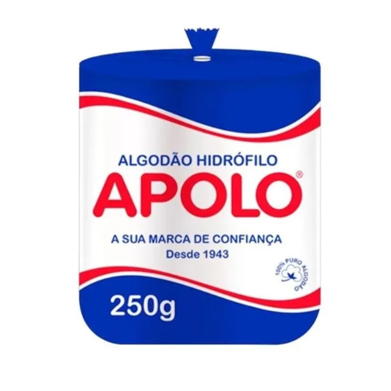 Algodão Apolo Rolo 250 gr