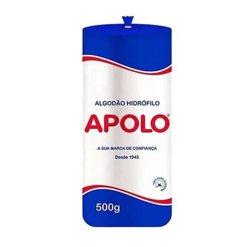 Algodão Apolo Rolo 500 gr