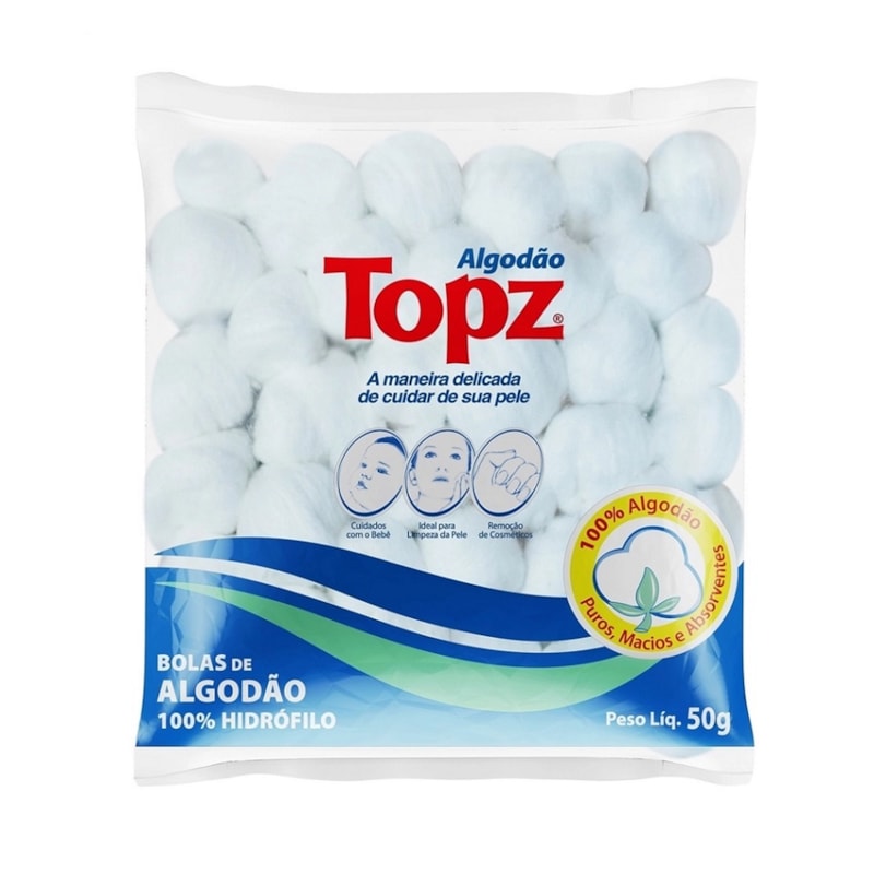 Algodão Bola Topz 50 gr