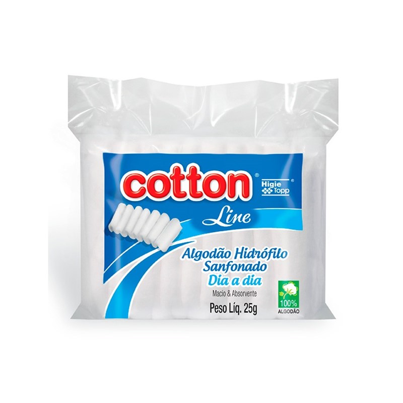 Algodão Cotton Line Discos 37 gr - LojasLivia
