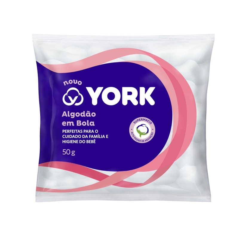 Algodão em Bola York 50 gr