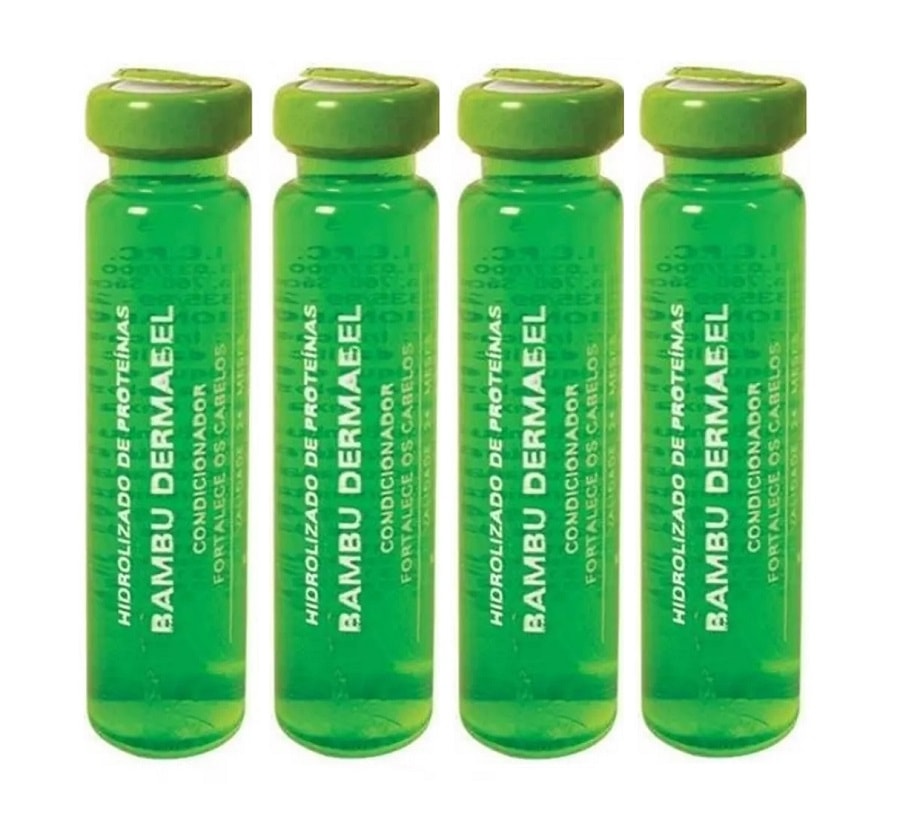 のぶBOOMDEAHDAHPREMIUM4GF AMPOULE 5個セット Ampola Dermabel 5,5 ml Broto de Bambú 4 unidades