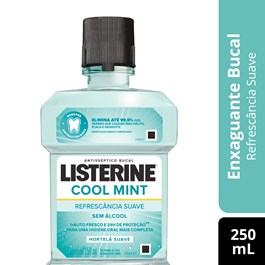 Antisséptico Bucal Listerine 250 ml Cool Mint Sem Álcool