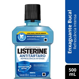 Antisséptico Bucal Listerine 500 ml Antitártaro