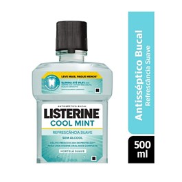 Antisséptico Bucal Listerine 500 ml Cool Mint Sem Álcool