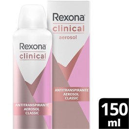 Antitranspirante Aerosol Rexona Clinical Classic 150ml