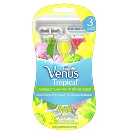 Aparelho de Depilar Venus Tropical 3 unidades