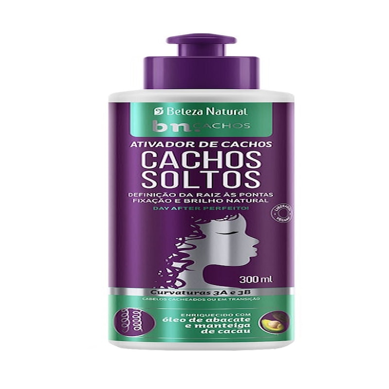 Ativador de Cachos Beleza Natural 300 ml Cachos Soltos