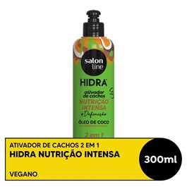 Ativador De Cachos Salon Line Hidra 300 ml Óleo de Coco