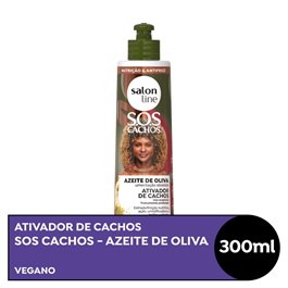 Ativador de Cachos Salon Line S.O.S Cachos 300 ml Azeite de Oliva