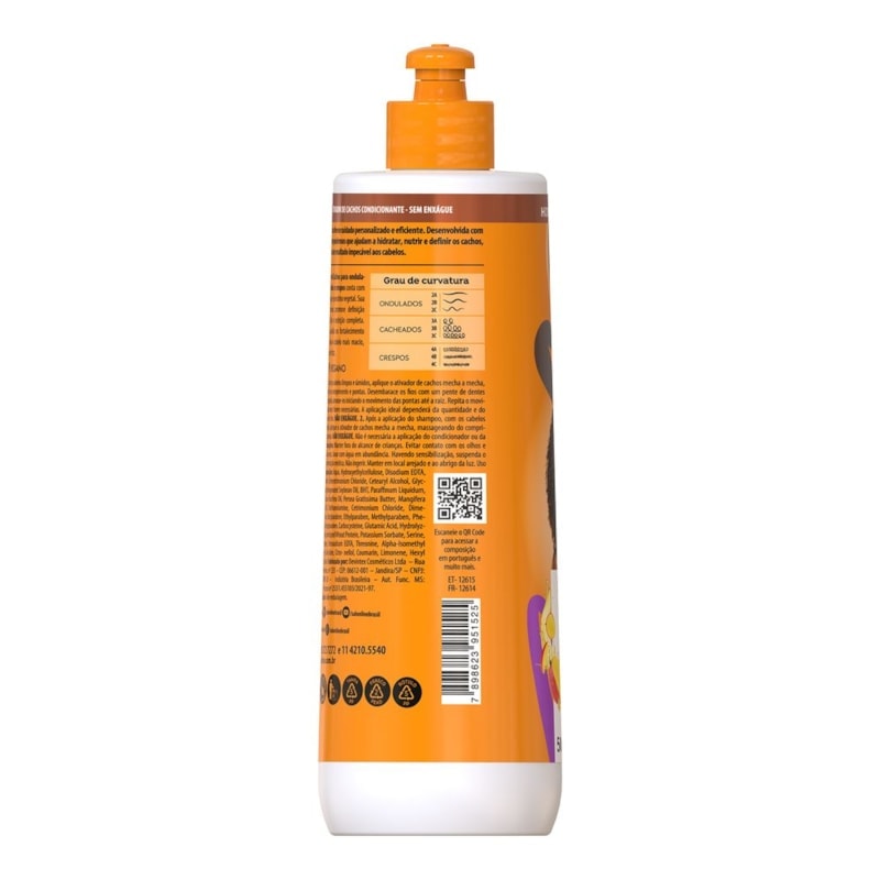 Ativador de Cachos Salon Line S.O.S Cachos 500 ml Óleo de Manga