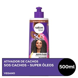 Ativador de Cachos Salon Line S.O.S Cachos 500 ml Super Óleos
