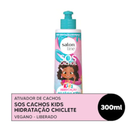 Ativador de Cachos Salon Line S.O.S Kids 300 ml Chiclete