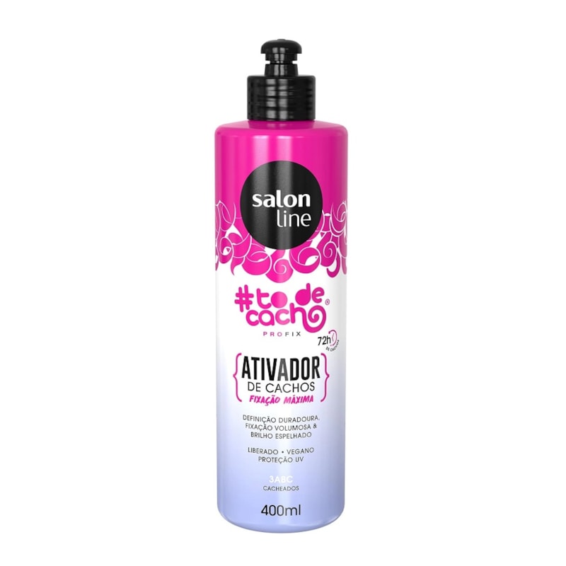 Ativador De Cachos Salon Line Todecacho 400 Ml Fixacao Maxim 3abc Lojaslivia