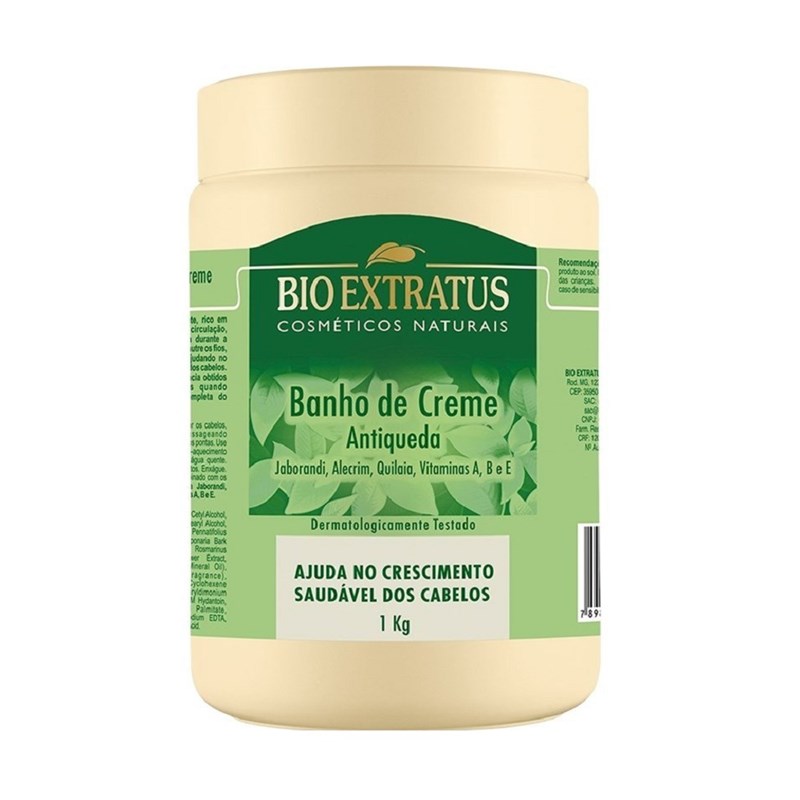 Banho de Creme Bio Extratus 1 kg Antiqueda