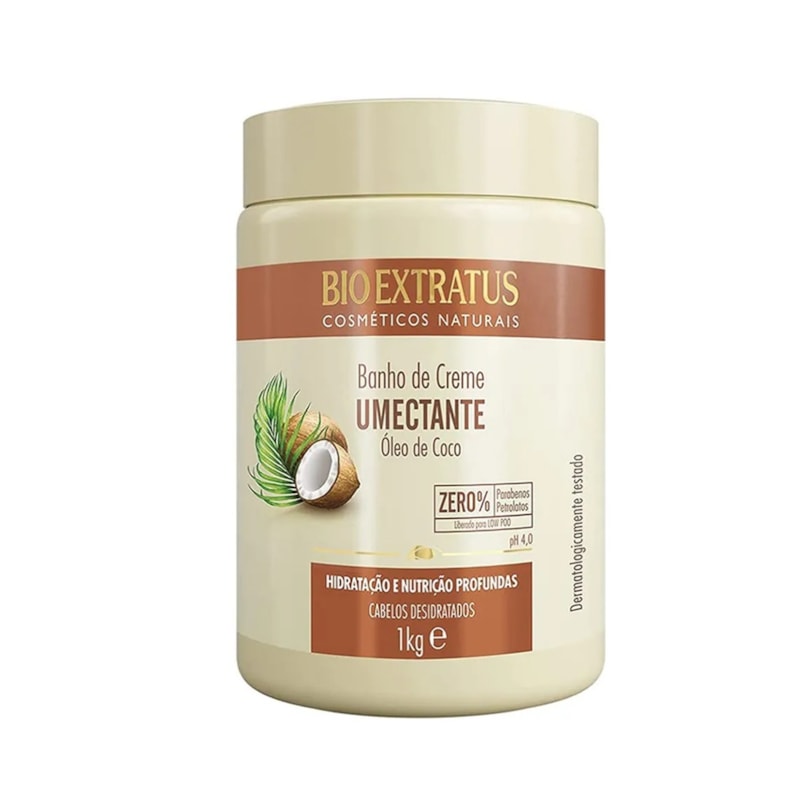 Banho de Creme Bio Extratus 1 Kg Óleo de Coco