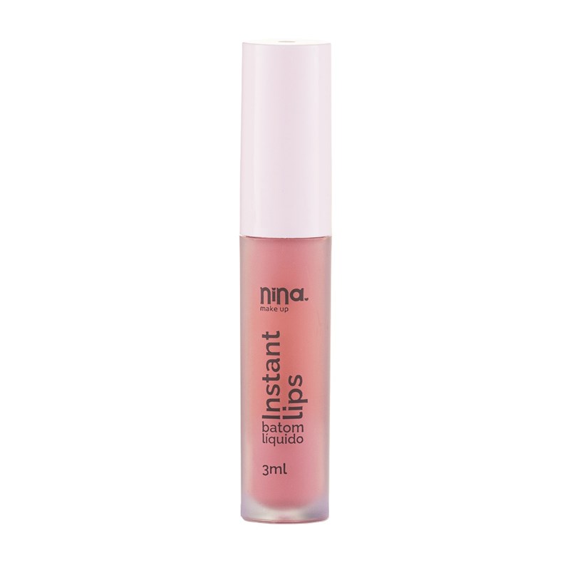 Batom Líquido Nina Makeup Instant Lips 3 ml Magia das Cores