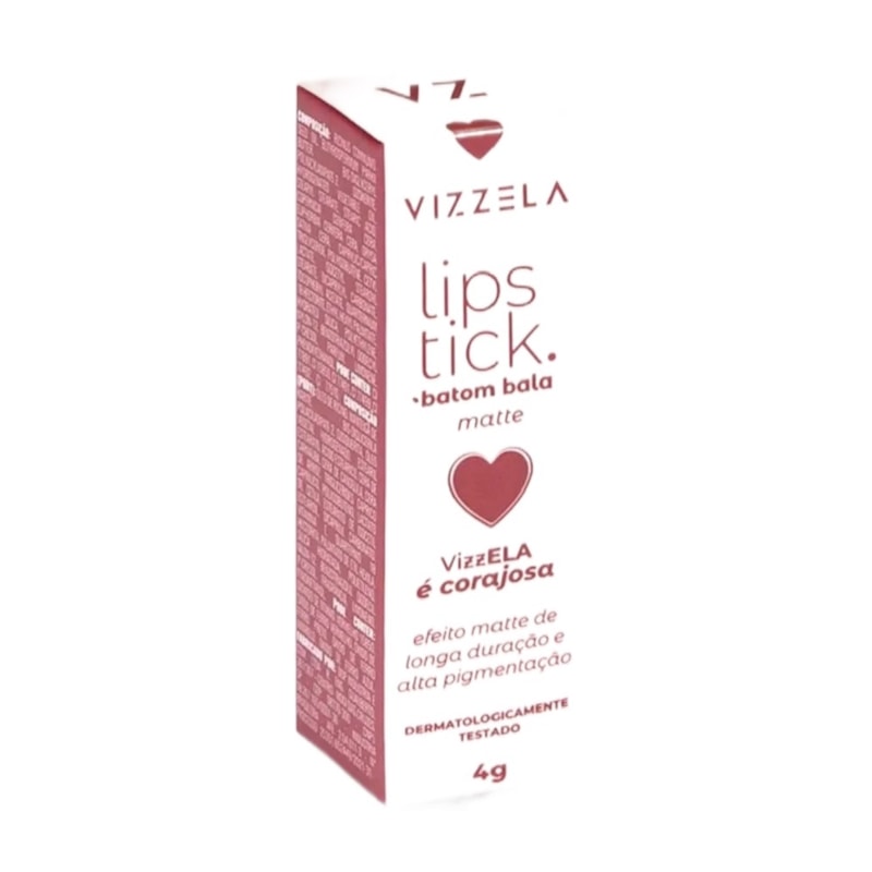 Batom Matte Vizzela Lipstick Corajosa