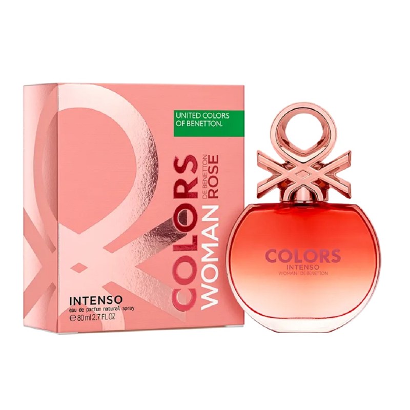 Benetton Colors Rose Woman Intense Feminino Eau de Parfum 80 ml