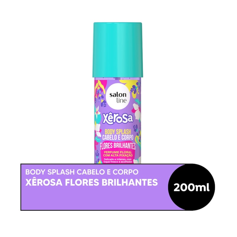 Body Splash Salon Line Cabelo e Corpo 200 ml Xêrosa Flores Brilhantes