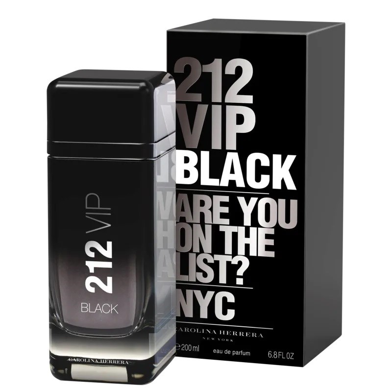 Carolina Herrera  212 Vip Black Masculino Eau de Parfum 200ml