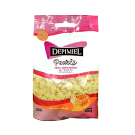 Cera Depilatória Depimiel  200 gr Pérolas Natural Com Mel