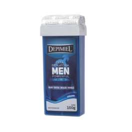 Cera Depilatória Depimiel Roll-On 100 gr Men Powerful