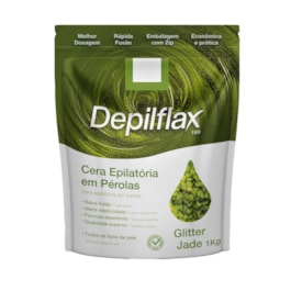 Cera Epilatória em Pérolas Glitter 1 Kg Jade