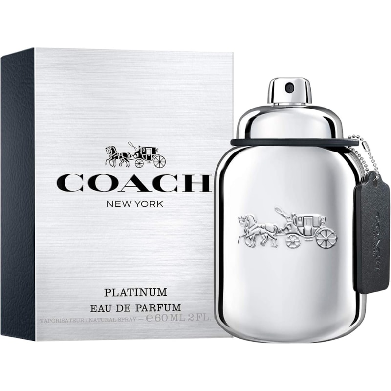 Coach New York Platinum Masculino Eau de Parfum 60 ml LojasLivia