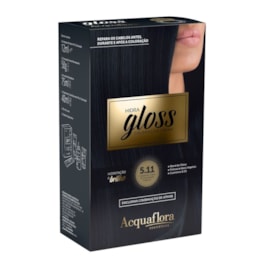 Coloração Acquaflora Hidra Gloss Castanho Claro Acinzentado Intenso 5.11 Coloração Acquaflora Hidra Gloss Castanho Claro Acinzentado Intenso 5.11