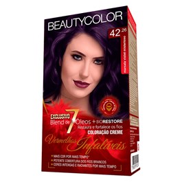 Coloração Beauty Color Vermelhos Infalíveis Marsala Violet Misterioso 42.26