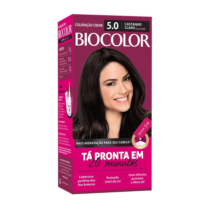 Coloração Biocolor Castanho Claro 5.0