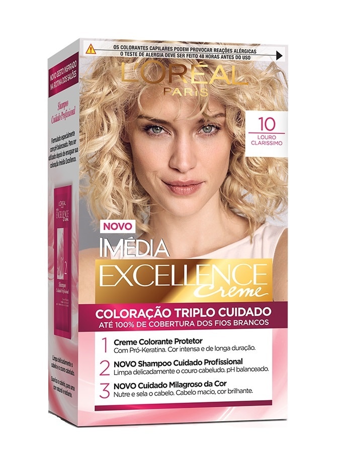 Coloração Imédia Excellence Louro Cinza Natural 7.11