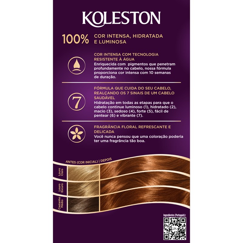 Coloração Koleston Chocolate Acobreado 674