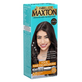 Coloração Maxton Kit Prático Castanho Claro 5.0