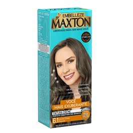 Coloração Maxton Kit Prático Louro Cinza Escuro 6.1