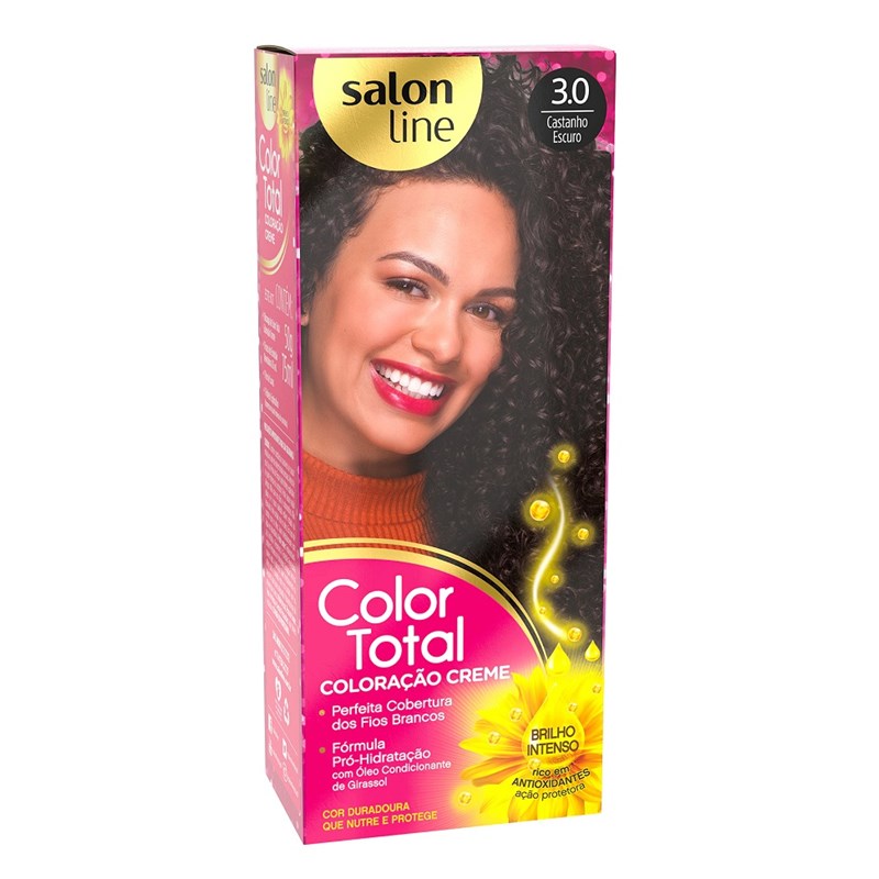 Coloração Salon Line Color Total Castanho Escuro 3.0