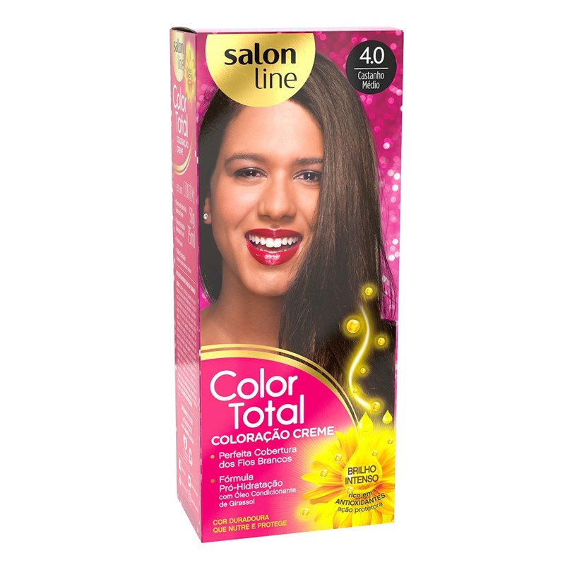 Coloração Salon Line Color Total Castanho Médio 4.0