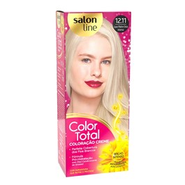 Coloração Salon Line Color Total Louro Platino Cinza Intenso 12.11