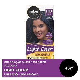 Coloração Salon Line Light Color Preto Azulado Intenso 1.110