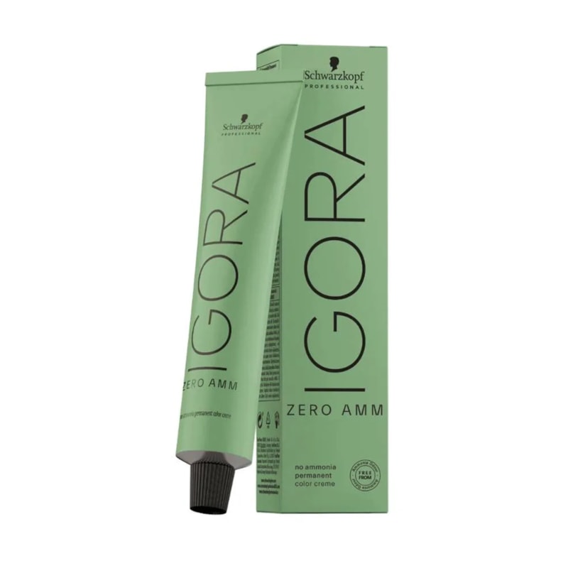 Coloração Schwarzkopf Igora Zero AMM Louro Claro Natural 8.0