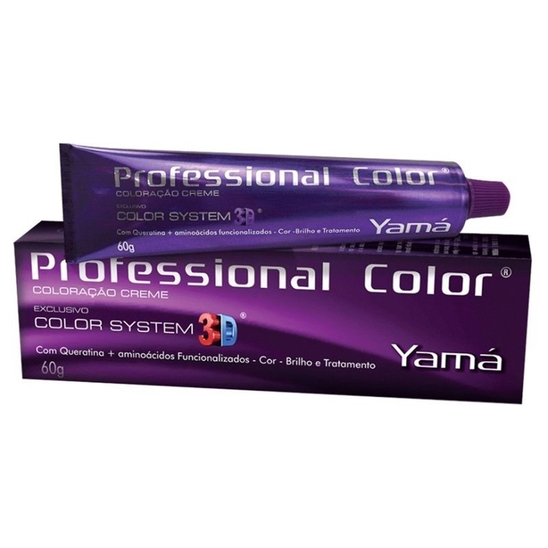 Coloração Yamá Profissional Color System 3D 60 gr Castanho Escuro 3.0