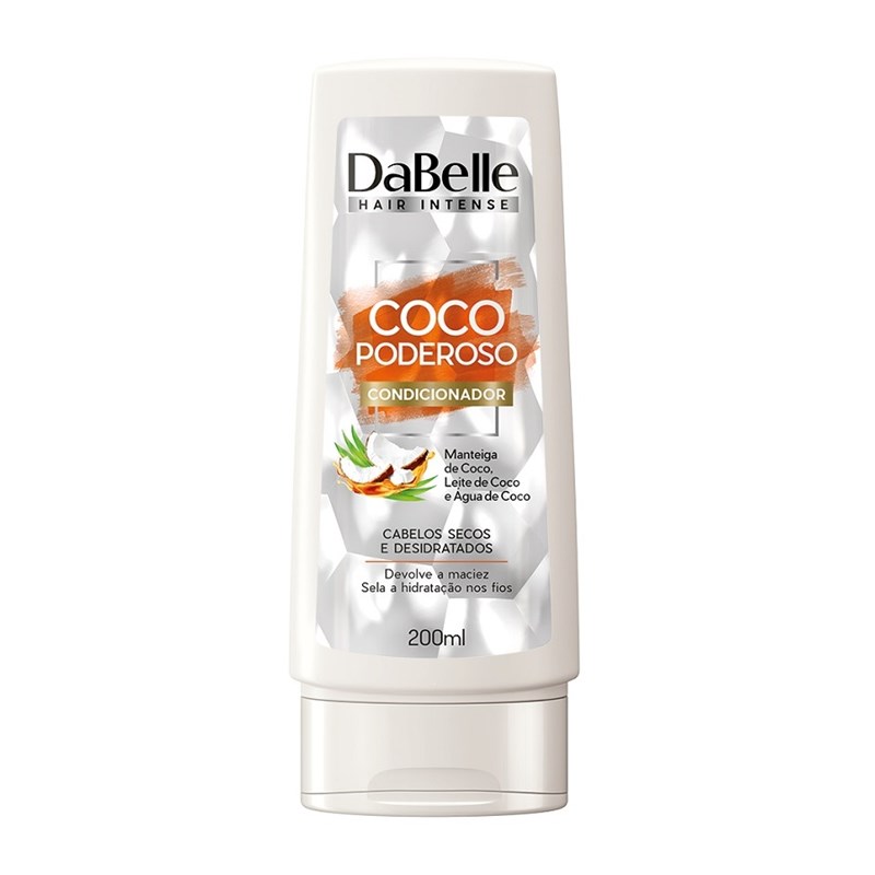 Condicionador Dabelle 200 ml Coco Poderoso