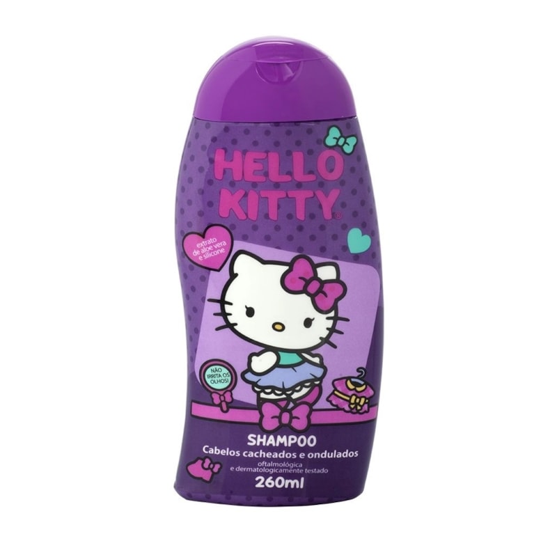 condicionador infantil hello kitty 260 ml lisos e delicados lojaslivia