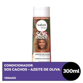 Shampoo Salon Line S O S Cachos 300 Ml Azeite De Oliva Lojaslivia