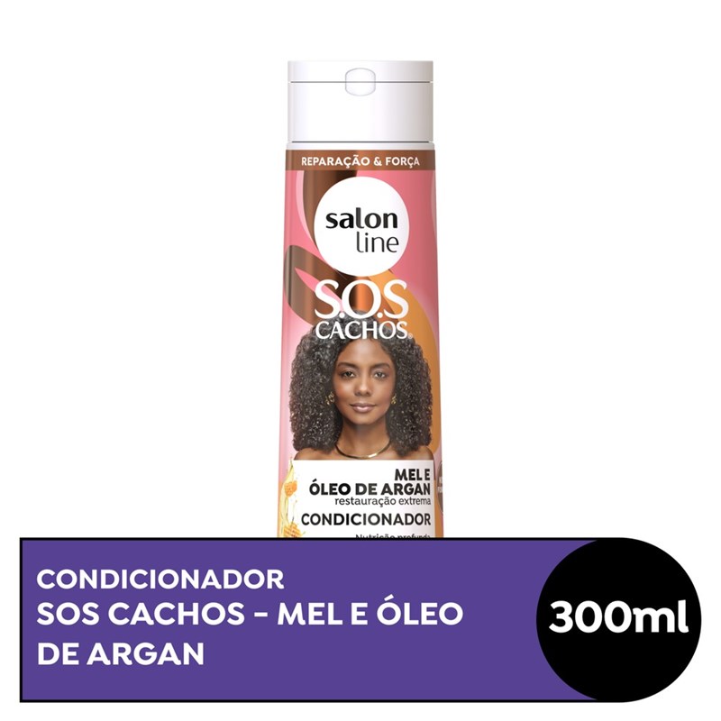 Condicionador Salon Line S.O.S Cachos 300 ml Mel