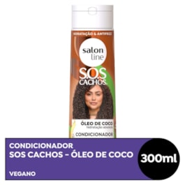 Condicionador Salon Line S.O.S Cachos 300 ml Óleo de Coco